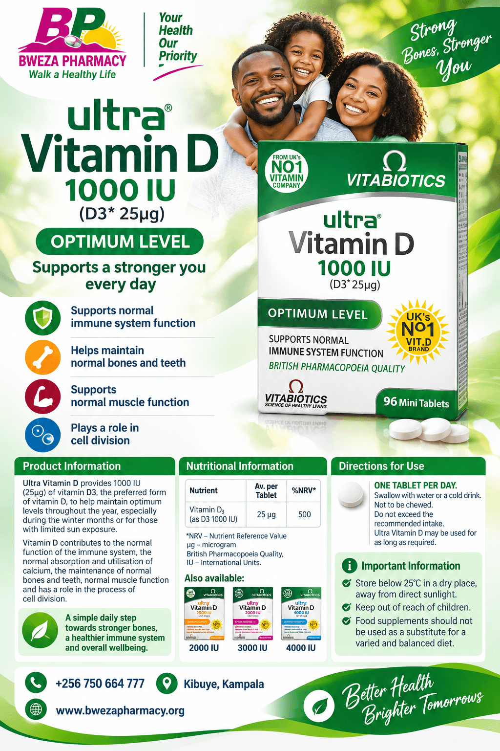 Ultra Vitamin D 1000 IU product